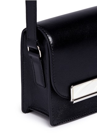Detail View - Click To Enlarge - HILLIER BARTLEY - Mini leather crossbody satchel
