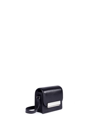 Front View - Click To Enlarge - HILLIER BARTLEY - Mini leather crossbody satchel