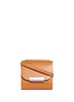 Main View - Click To Enlarge - HILLIER BARTLEY - Pearlescent tab two-section leather shoulder bag