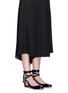 Figure View - Click To Enlarge - SIGERSON MORRISON - 'Lami' leather lace-up ballerina flats