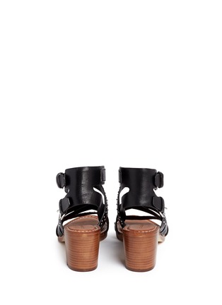 Back View - Click To Enlarge - SIGERSON MORRISON - 'Liz' stud strappy leather sandals