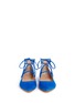 Front View - Click To Enlarge - SIGERSON MORRISON - 'Viata' suede lace-up flats