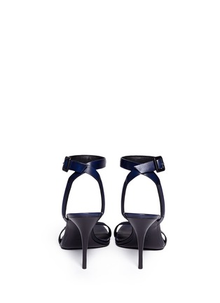 Back View - Click To Enlarge - ALEXANDER WANG - 'Antonia' burnished leather sandals