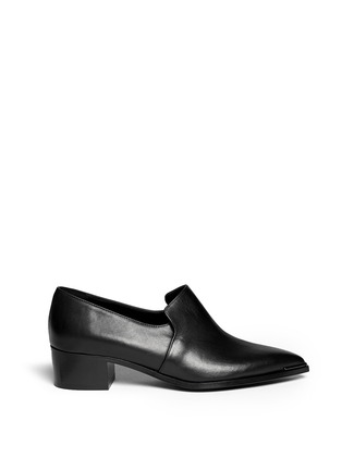 Main View - Click To Enlarge - ACNE STUDIOS - 'Jaycee' leather slip-ons