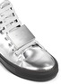 Detail View - Click To Enlarge - ACNE STUDIOS - Emoticon plate leather sneakers