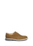 Main View - Click To Enlarge - CANALI - Brogue suede Derbies