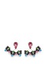 Main View - Click To Enlarge - JOOMI LIM - 'Pixel Perfect' crystal ear deco earrings
