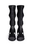 Figure View - Click To Enlarge - STUART WEITZMAN - 'Backview' elastic strap cutout leather sandals