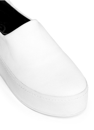 Detail View - Click To Enlarge - OPENING CEREMONY - Stretch twill flatform slip-ons