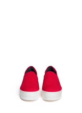 Figure View - Click To Enlarge - OPENING CEREMONY - Stretch twill flatform slip-ons