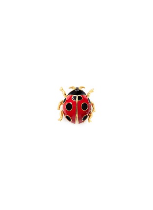 Main View - Click To Enlarge - KENNETH JAY LANE - Enamel ladybird brooch