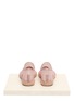 Back View - Click To Enlarge - VALENTINO GARAVANI - Lace espadrille slip-ons