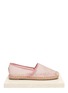 Main View - Click To Enlarge - VALENTINO GARAVANI - Lace espadrille slip-ons