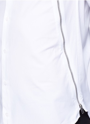 Detail View - Click To Enlarge - GIVENCHY - Double zipped shirt