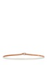 Main View - Click To Enlarge - MAISON BOINET - Metallic leather skinny belt
