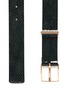 Detail View - Click To Enlarge - MAISON BOINET - Snakeskin-effect patent leather belt