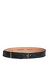 Main View - Click To Enlarge - MAISON BOINET - Snakeskin-effect patent leather belt