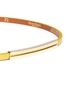 Detail View - Click To Enlarge - MAISON BOINET - Pearlized leather skinny belt