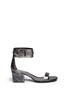 Main View - Click To Enlarge - 3.1 PHILLIP LIM - Coco brushed metallic leather sandals