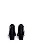 Back View - Click To Enlarge - 3.1 PHILLIP LIM - Dede contrast leather peep-toe bootie