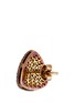 Detail View - Click To Enlarge - AISHWARYA - Diamond gold alloy triangle stud earrings