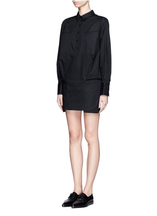 Front View - Click To Enlarge - MS MIN - Stretch cotton shirt dress