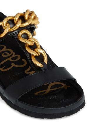Detail View - Click To Enlarge - SAM EDELMAN - Allyn chain detail sandals