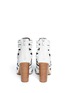 Back View - Click To Enlarge - SAM EDELMAN - Yazmine leather caged sandals