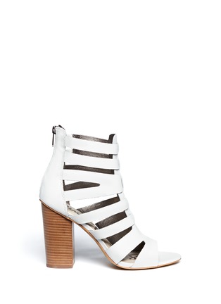 Main View - Click To Enlarge - SAM EDELMAN - Yazmine leather caged sandals