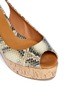 Detail View - Click To Enlarge - TORY BURCH - 'Rosalind' snakeskin sling-back sandals