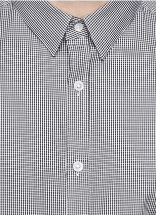 Detail View - Click To Enlarge - THEORY - 'Zack PS' mini gingham check shirt