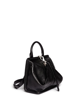 Detail View - Click To Enlarge - ALEXANDER WANG - Opanca fold-up boxy leather satchel