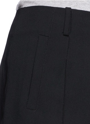 Detail View - Click To Enlarge - T BY ALEXANDER WANG - Pintucked front high waist shorts