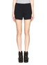 Main View - Click To Enlarge - T BY ALEXANDER WANG - Pintucked front high waist shorts