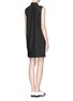 Back View - Click To Enlarge - ALEXANDER WANG - Double layer sleeveless shirt dress