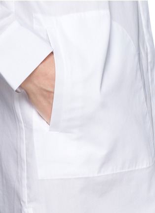 Detail View - Click To Enlarge - T BY ALEXANDER WANG - Cotton poplin shirt dress