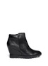 Main View - Click To Enlarge - ASH - 'Iron' leather wedge ankle boots