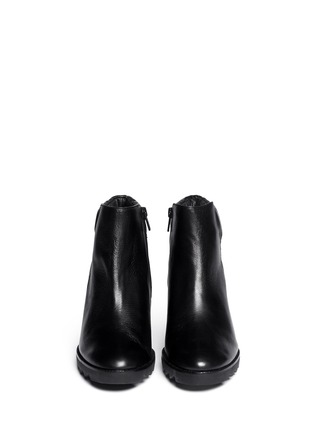 Figure View - Click To Enlarge - ASH - 'Iron' leather wedge ankle boots