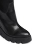 Detail View - Click To Enlarge - ASH - 'Ruby' neoprene cuff platform leather boots