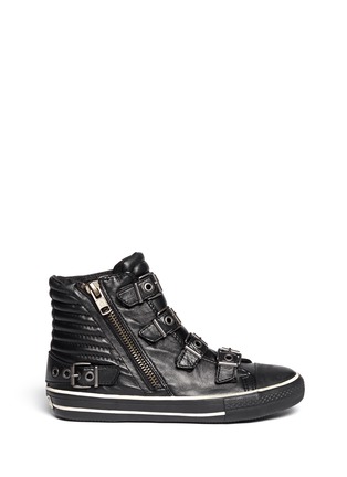 Main View - Click To Enlarge - ASH - 'Vangelis' quilted leather sneakers