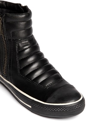 Detail View - Click To Enlarge - ASH - 'Voxan' quilted leather sneakers