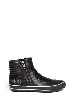 Main View - Click To Enlarge - ASH - 'Voxan' quilted leather sneakers