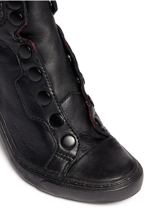 Detail View - Click To Enlarge - ASH - 'Patchouli' high heel sneaker boots