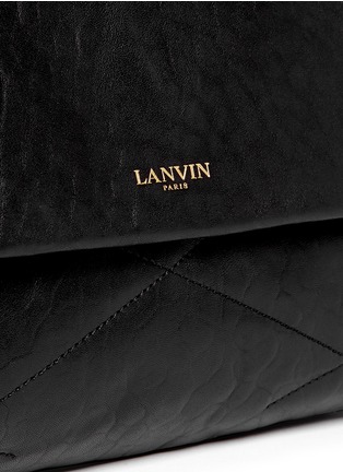 Detail View - Click To Enlarge - LANVIN - Sugar medium quilt leather shoulder bag