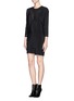 Figure View - Click To Enlarge - IRO - 'Cadonia' embroidery trim crepe dress
