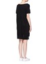 Back View - Click To Enlarge - T BY ALEXANDER WANG - Classic boatneck pocket jersey dress