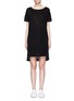 Main View - Click To Enlarge - T BY ALEXANDER WANG - Classic boatneck pocket jersey dress