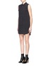 Front View - Click To Enlarge - EQUIPMENT - 'Slim Signature' sleeveless shirt dress