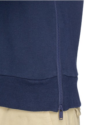 Detail View - Click To Enlarge - 73088 - Mix fabric patchwork sweatshirt