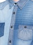 Detail View - Click To Enlarge - FDMTL - Boro patchwork cotton denim shirt